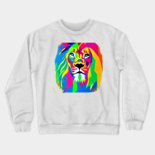 POP-ART LION Crewneck Sweatshirt